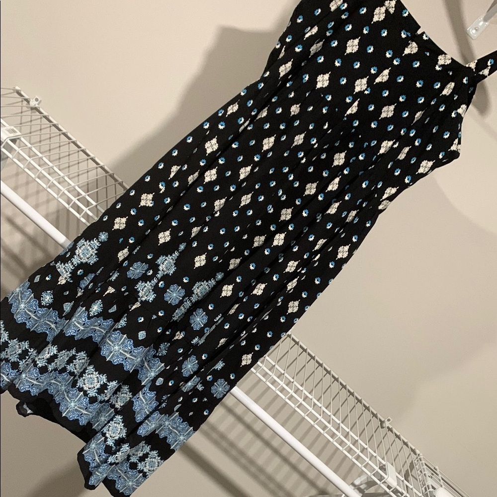 Ann Taylor Factory Black and White Tiered Ruffled Sundress - Picture 5 of 6